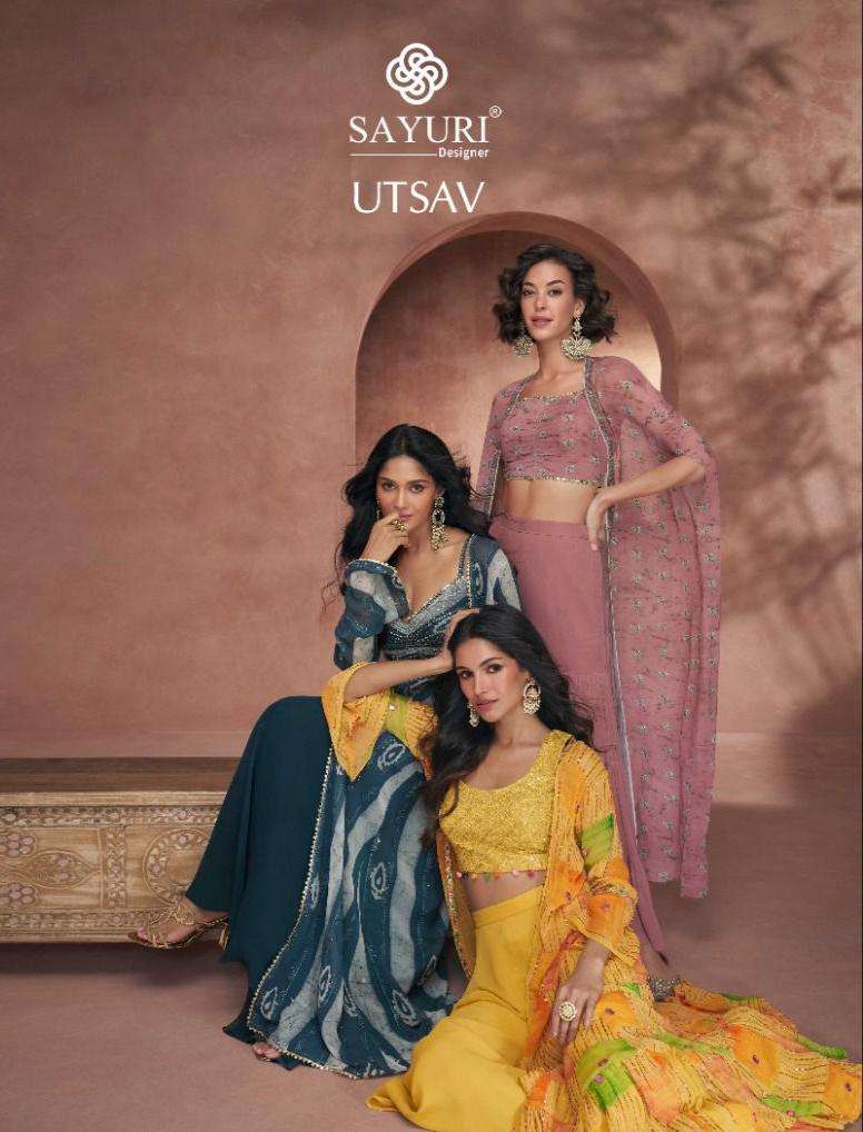 sayuri utsav desiger real georgette suit 
