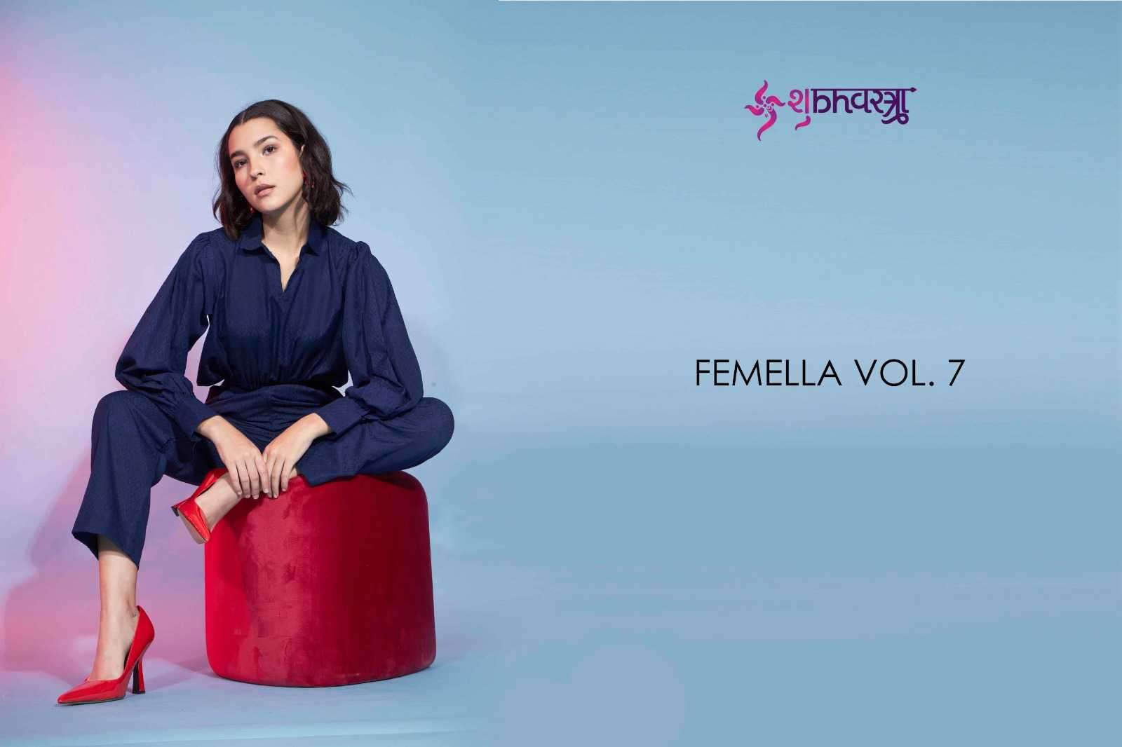 Shubh vastra femella vol 7 series 5671-5675 viscose rayon co-ord sets