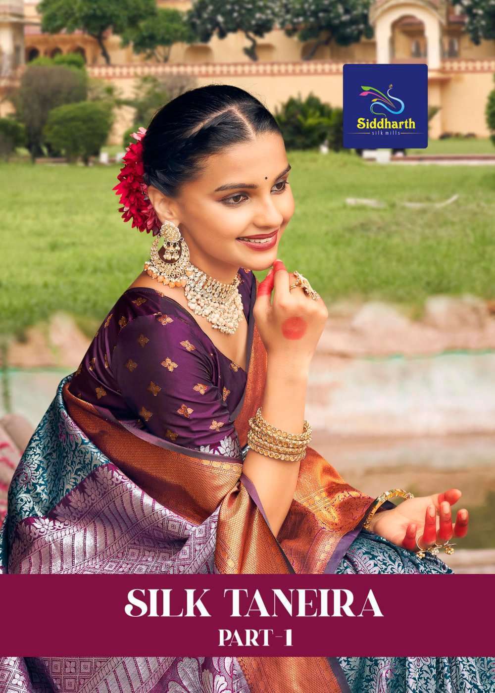 siddharth silk mills silk taneira vol 1 series 1101-1106 silk saree