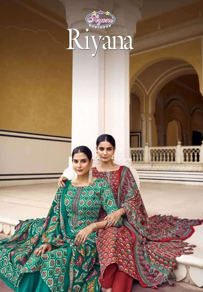 siyoni designer riyana series 65001-65008 Heavy Pashmina suit