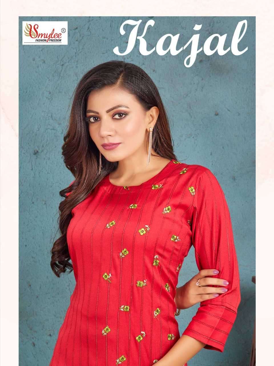 smylee kajal series 1001-1006 heavy bombay weaving kurti
