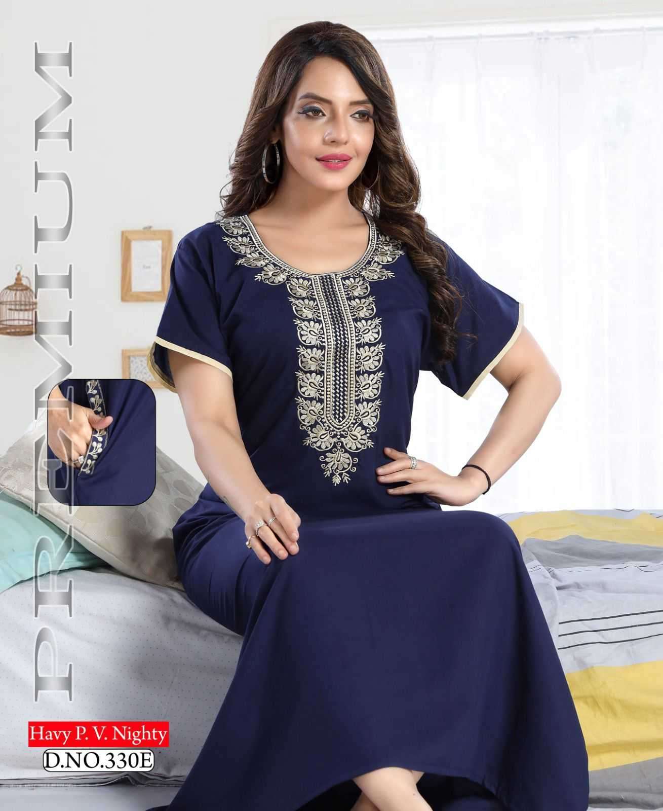 SUMMER SPECIAL NIGHTY GOWN VOL.PC330 P. V. Plain Lizzy Bizzy nighty