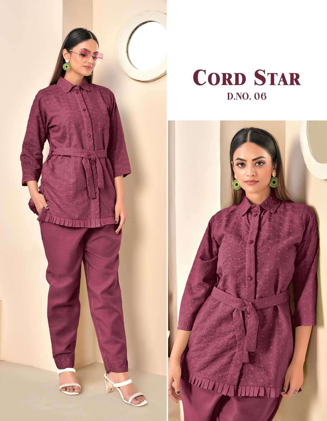 tunic house co-rd star cotton co-rd star