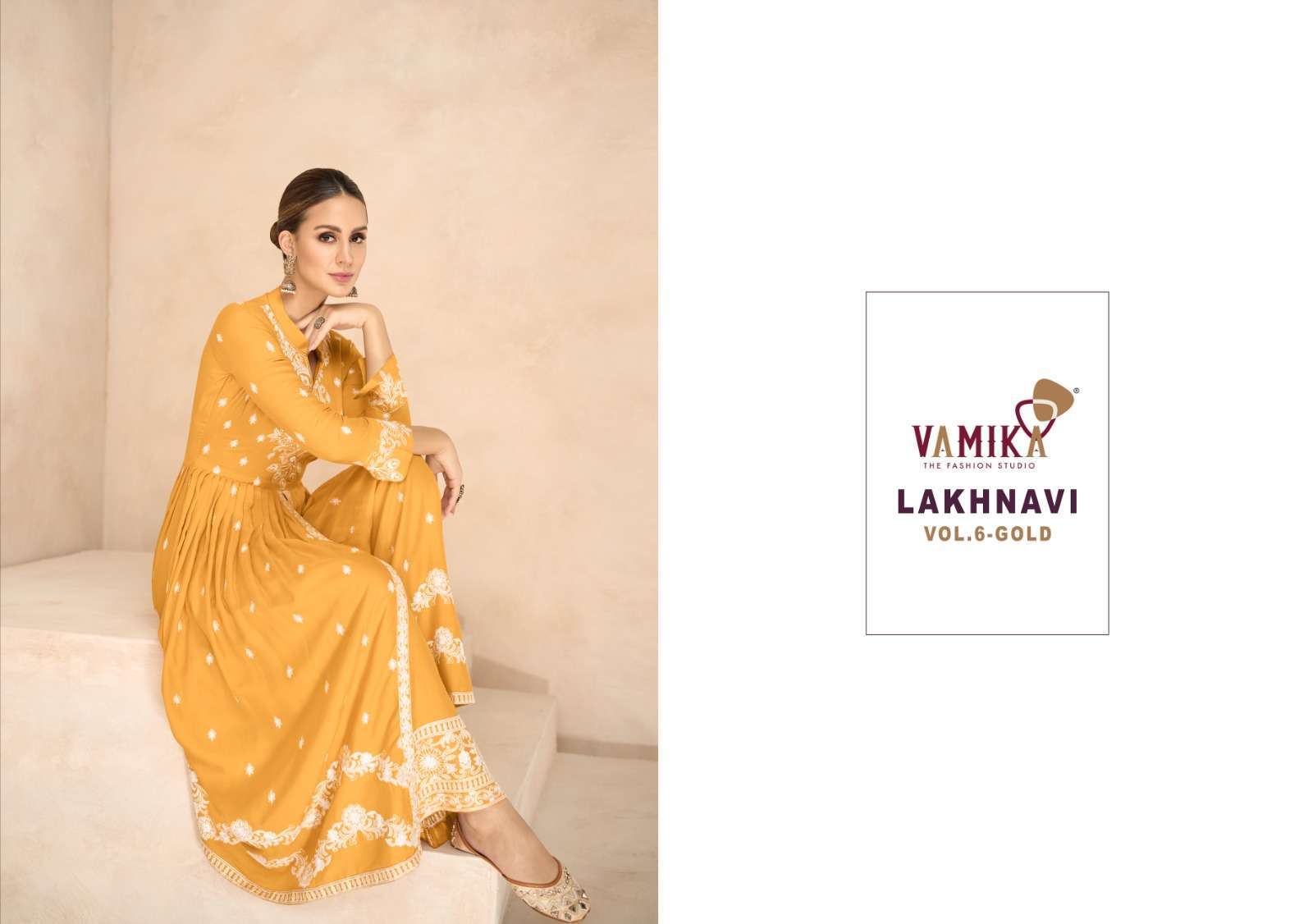 vamika lakhnavi vol 6 gold series 1031 Heavy REYON suit