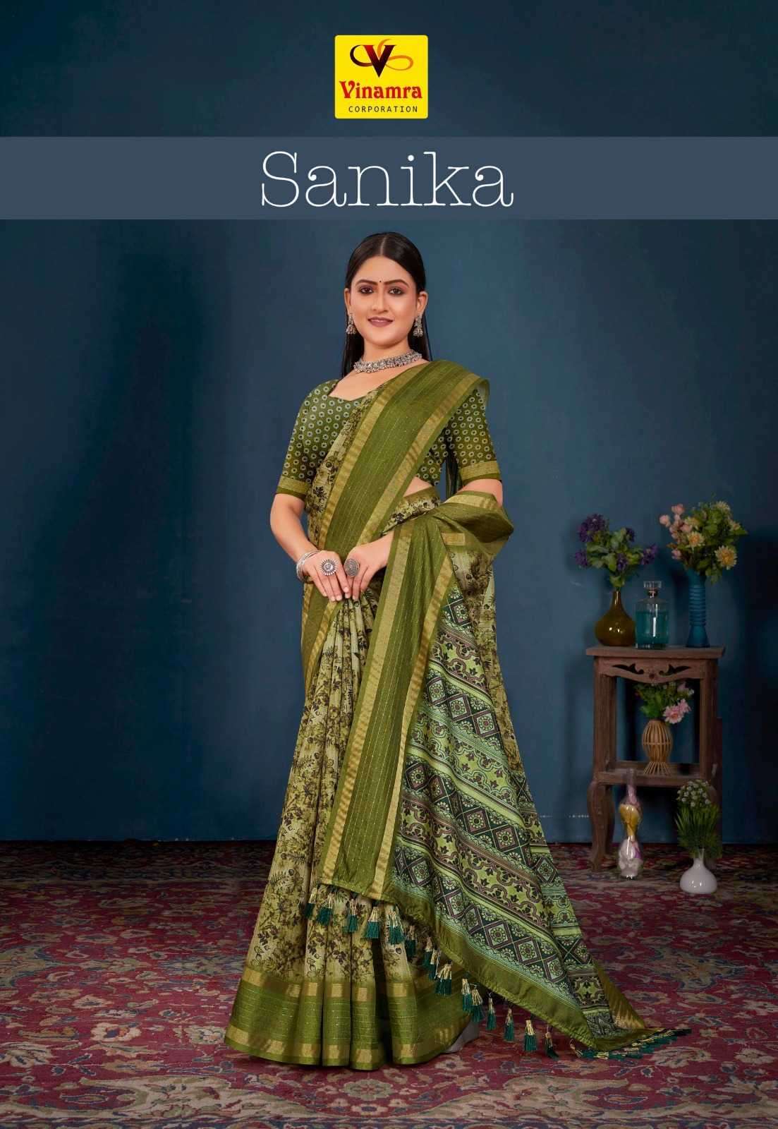 vinamra sanika series 1001-1008 Fancy saree