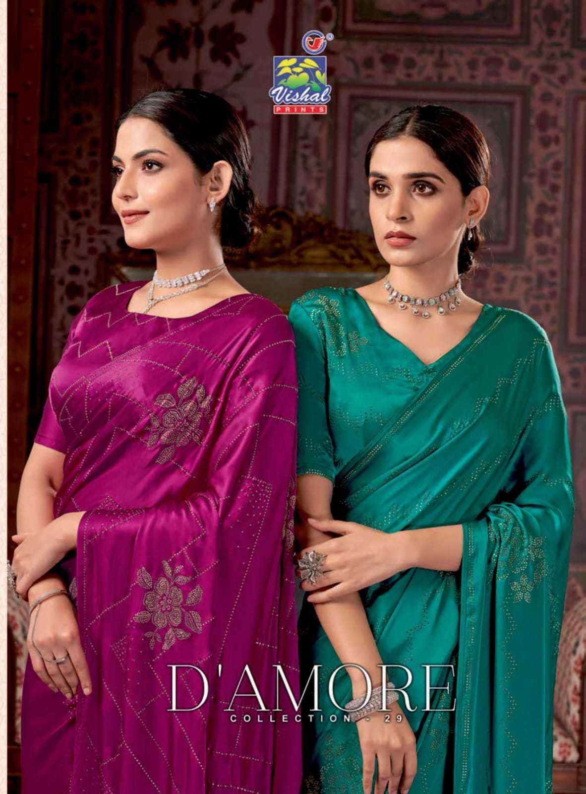 vishal prints damore vol 29 series 47925-47936 fancy saree