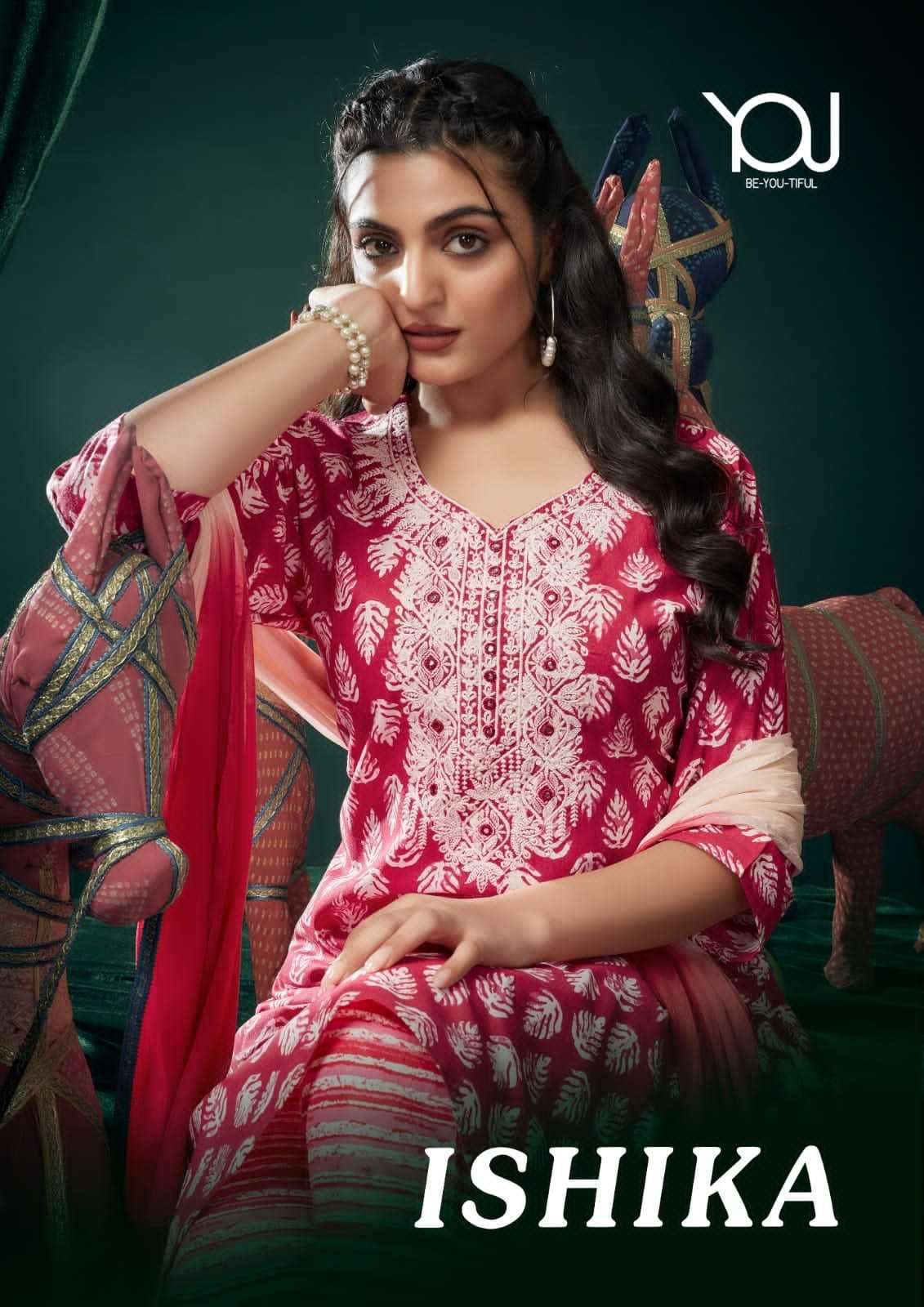 wanna you ishika series 1001-1005   Pure Cotton Cambric suit