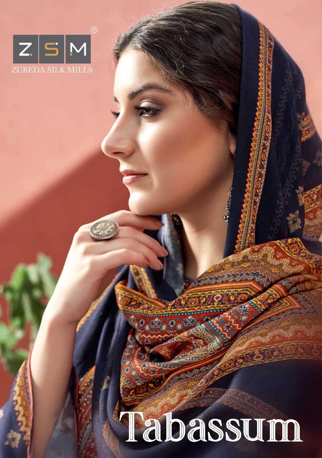 zubeda tabassum series 2001-2006  Pure viscose woolen suit