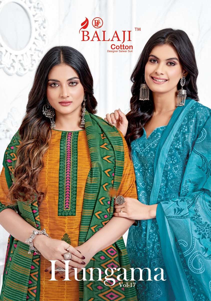 Balaji Hungama Vol-17 series 1701-1710 Pure Cotton suit