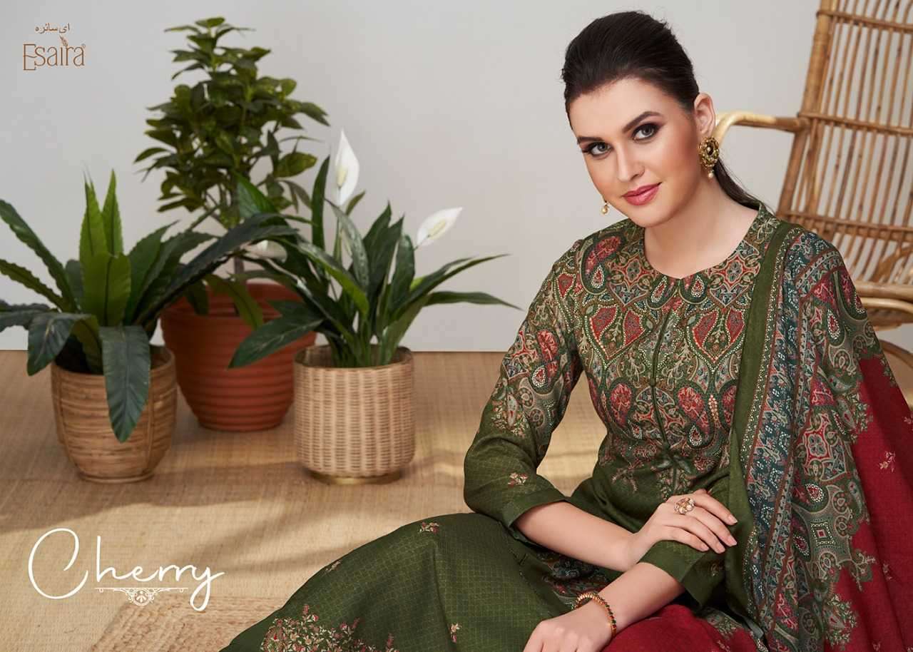 esta designs cherry series 1001-1010 pashmina suit 