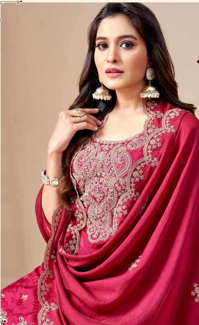 four roses festive season 3pc suits 7042-7043 bemberg viscose suit 