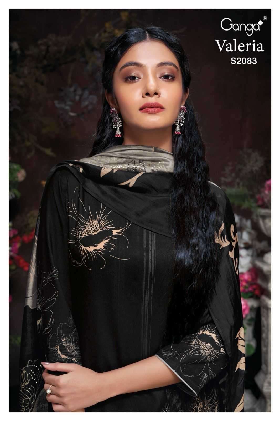 ganga valeria 2083 premium pure pashmina suit 