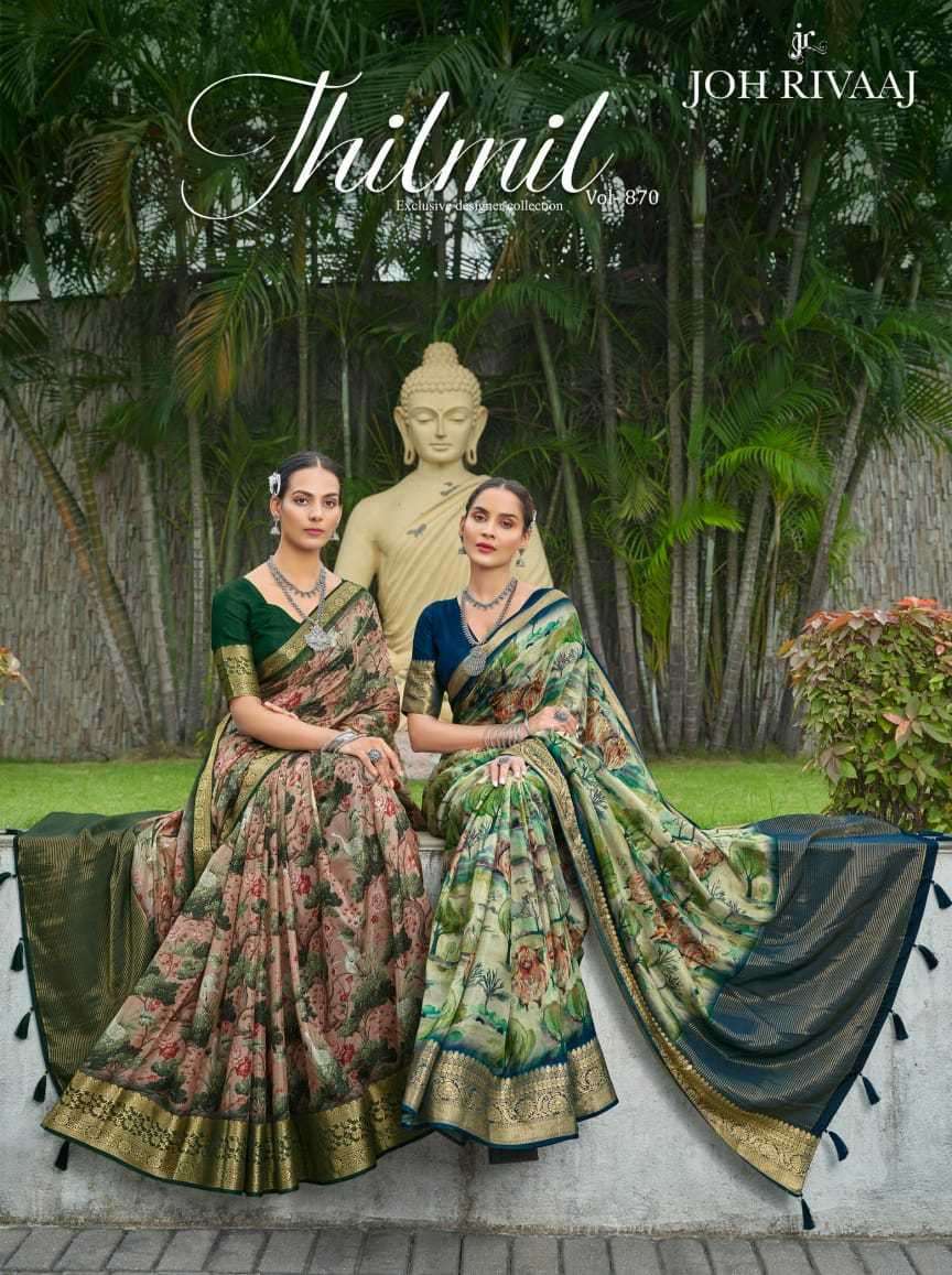 joh rivaaj vol 870 series 87001-87008 fancy saree