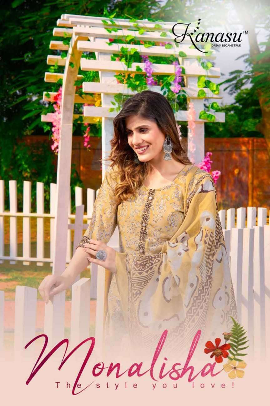 kanasu monalisha series 101-108 cotton readymade suit 