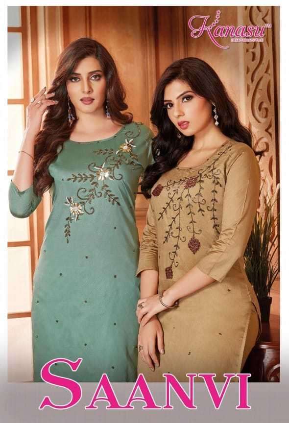 kanasu saanvi series 8301-8308 diable silk kurti