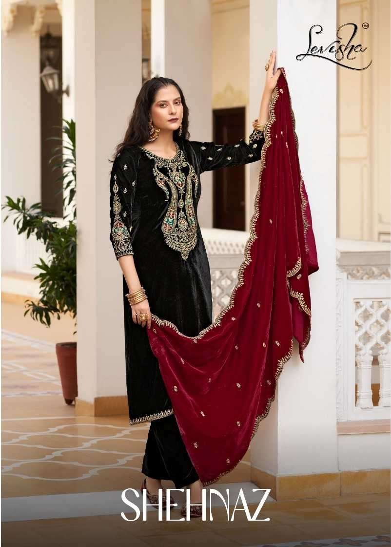 levisha shehnaz series 3013-3016 Pure 9000 Velvet suit