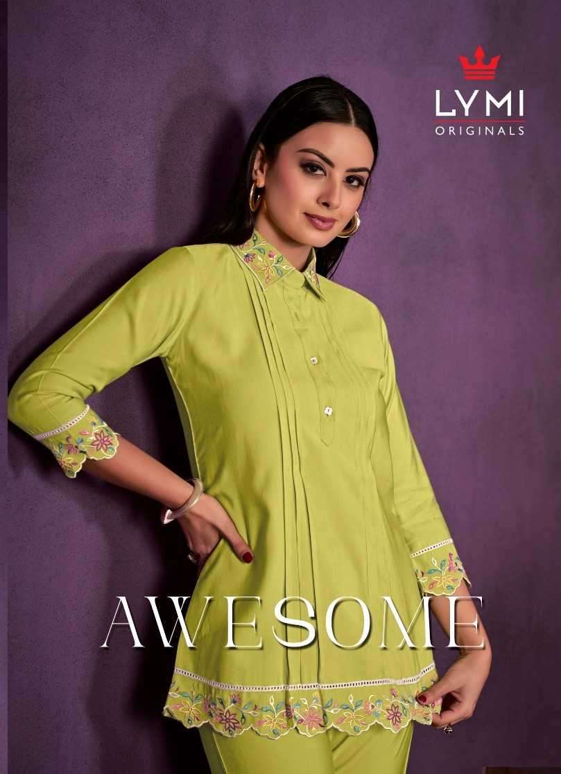 lymi originals awesome series 4841-4842 Fancy Fabrics  co-ord sets