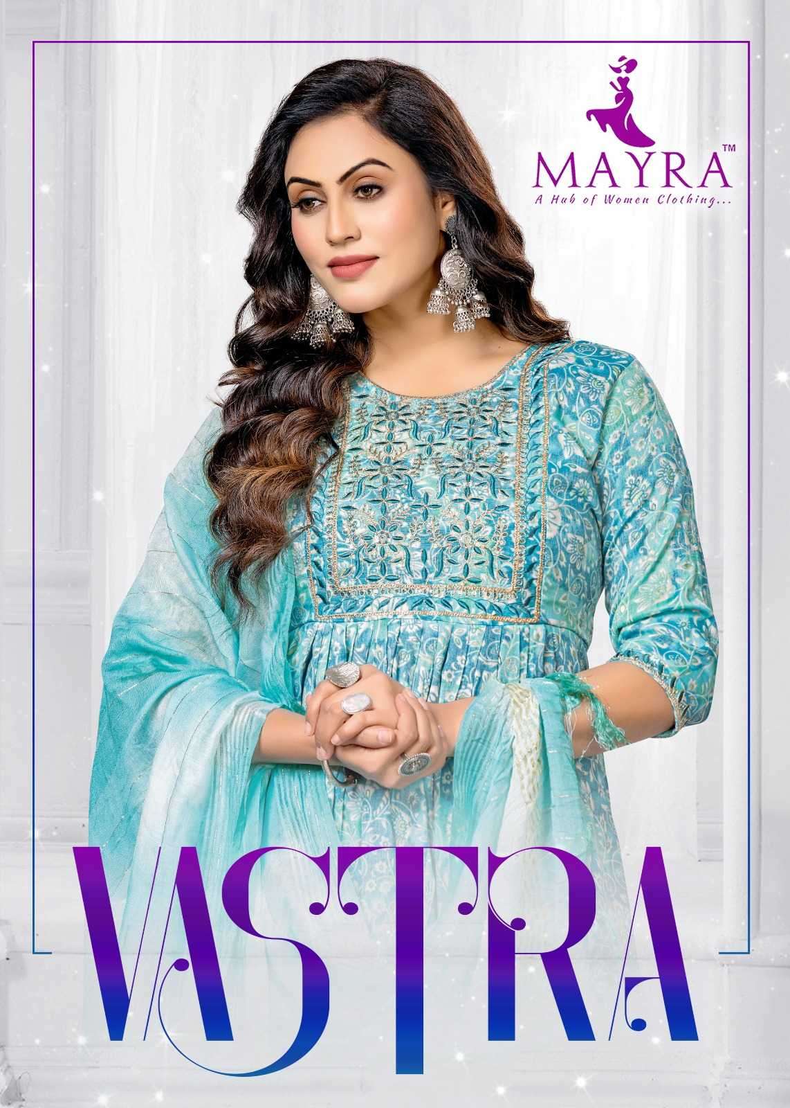 mayra vastra series 80414-80421 capsule print readmade suit 