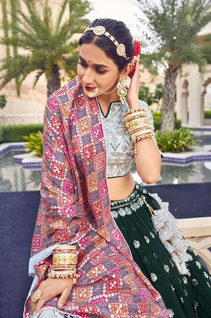 Virasat panghat vol 3 1012 georgette lehenga