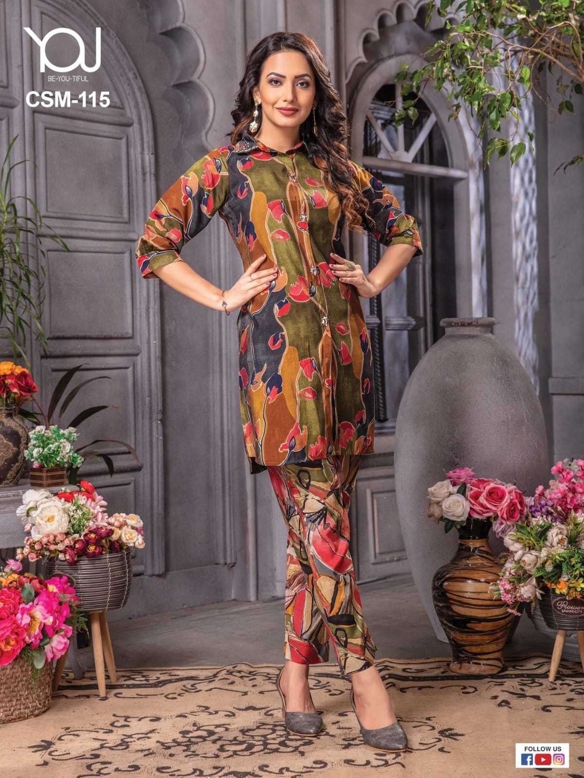 wanna you csm series 101-113 Modal Kurti With Afghani Pants