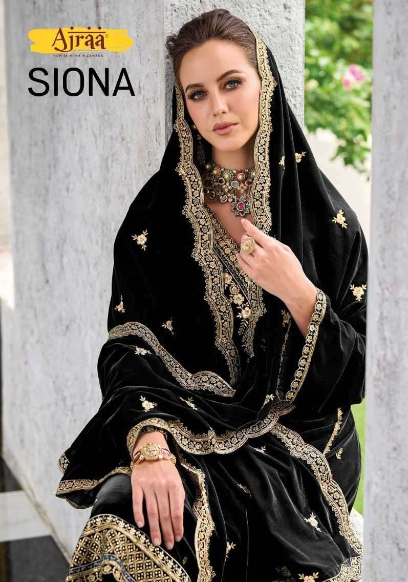 ajraa siona series 21021-21025 pure velvet suit