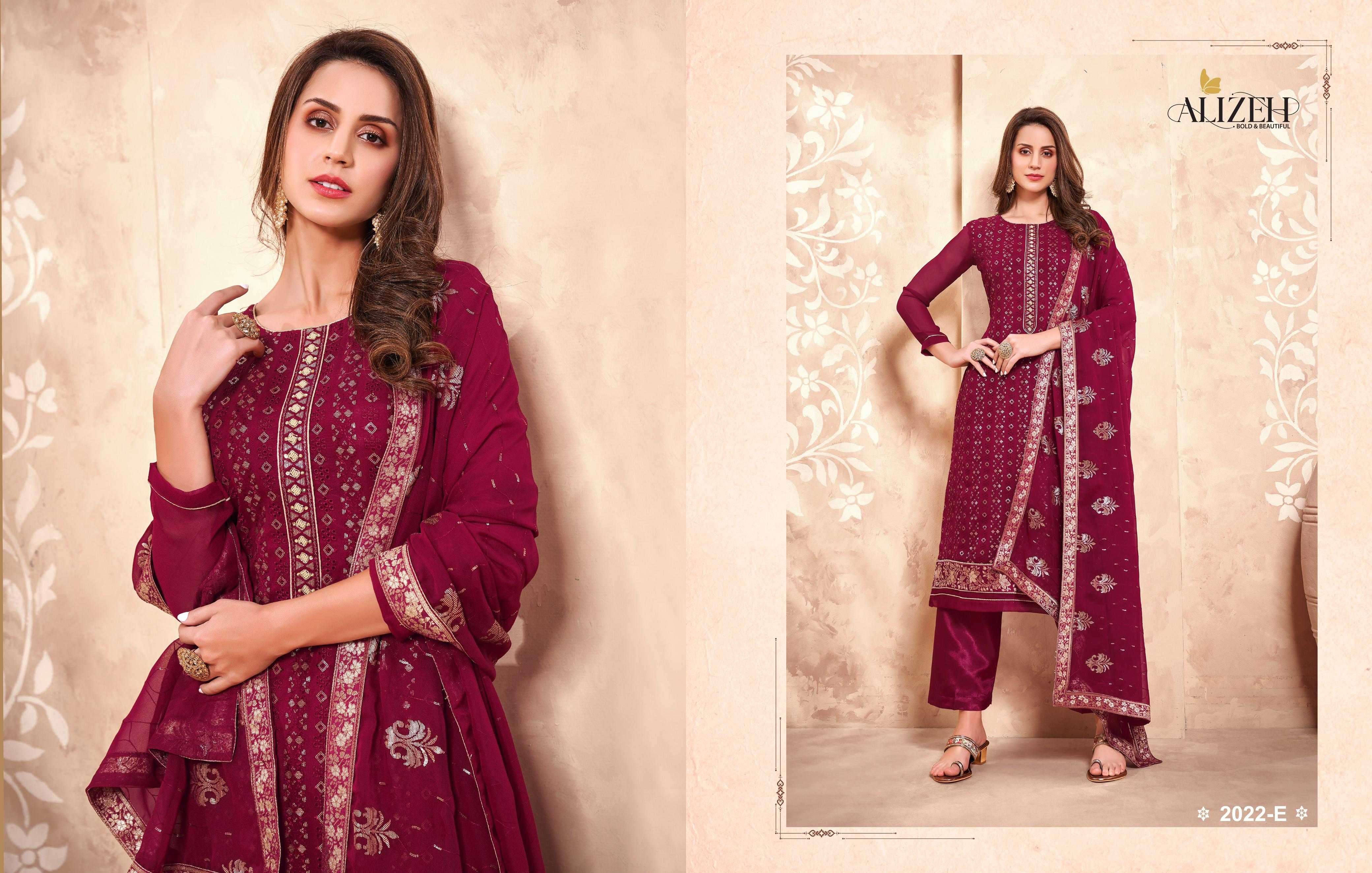 alizeh murad vol 4 2022 e Alizeh Georgette suit