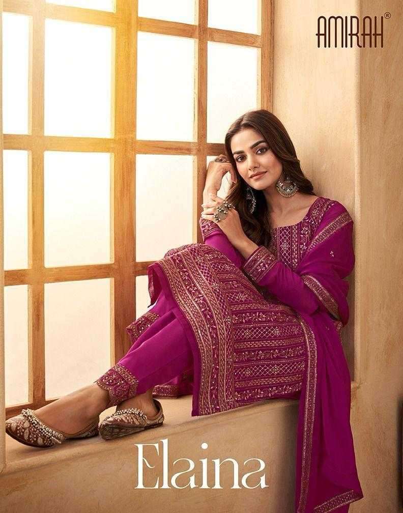 amirah elaina series 17081-17086 black rangoli silk suit 