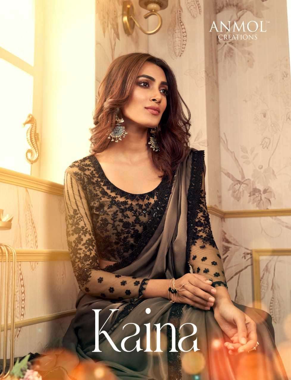 anmol creation kaina series 2001-2014 fancy saree