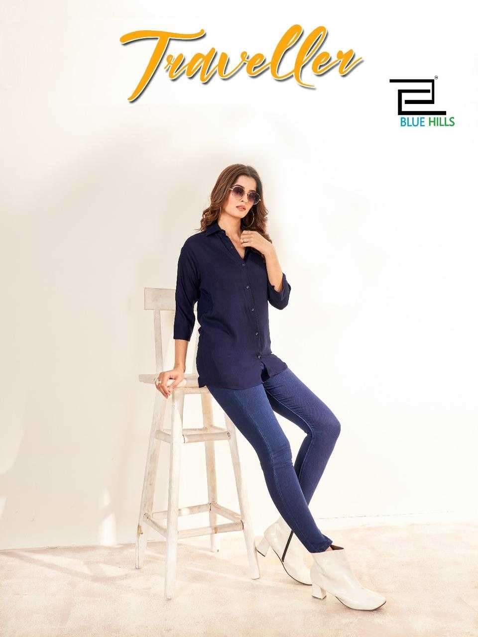 blue hills travelller series 1001-1007 Rinkle rayon shirt