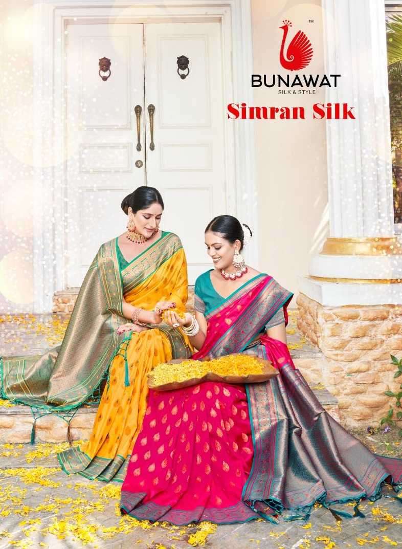 bunawat simran silk series 1001-1006 Banarasi Silk saree