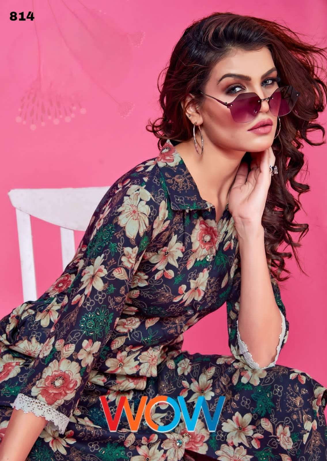 Co-ord set WOW VOL-1 designer premium rayon co-ord sets 