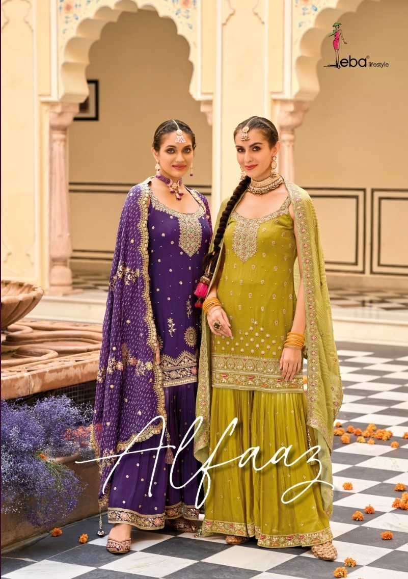 eba lifestyle alfaaz series 1655-1656 hevey Chinon suit