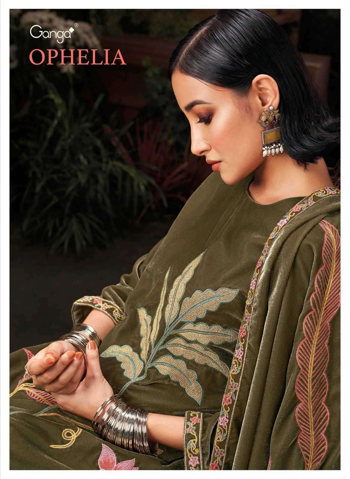 ganga ophelia series 1647-1652 velvet suit 