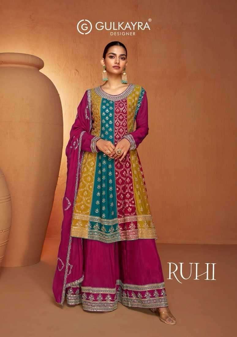 gulkayra ruhi 7430 colors Real Chinon suit