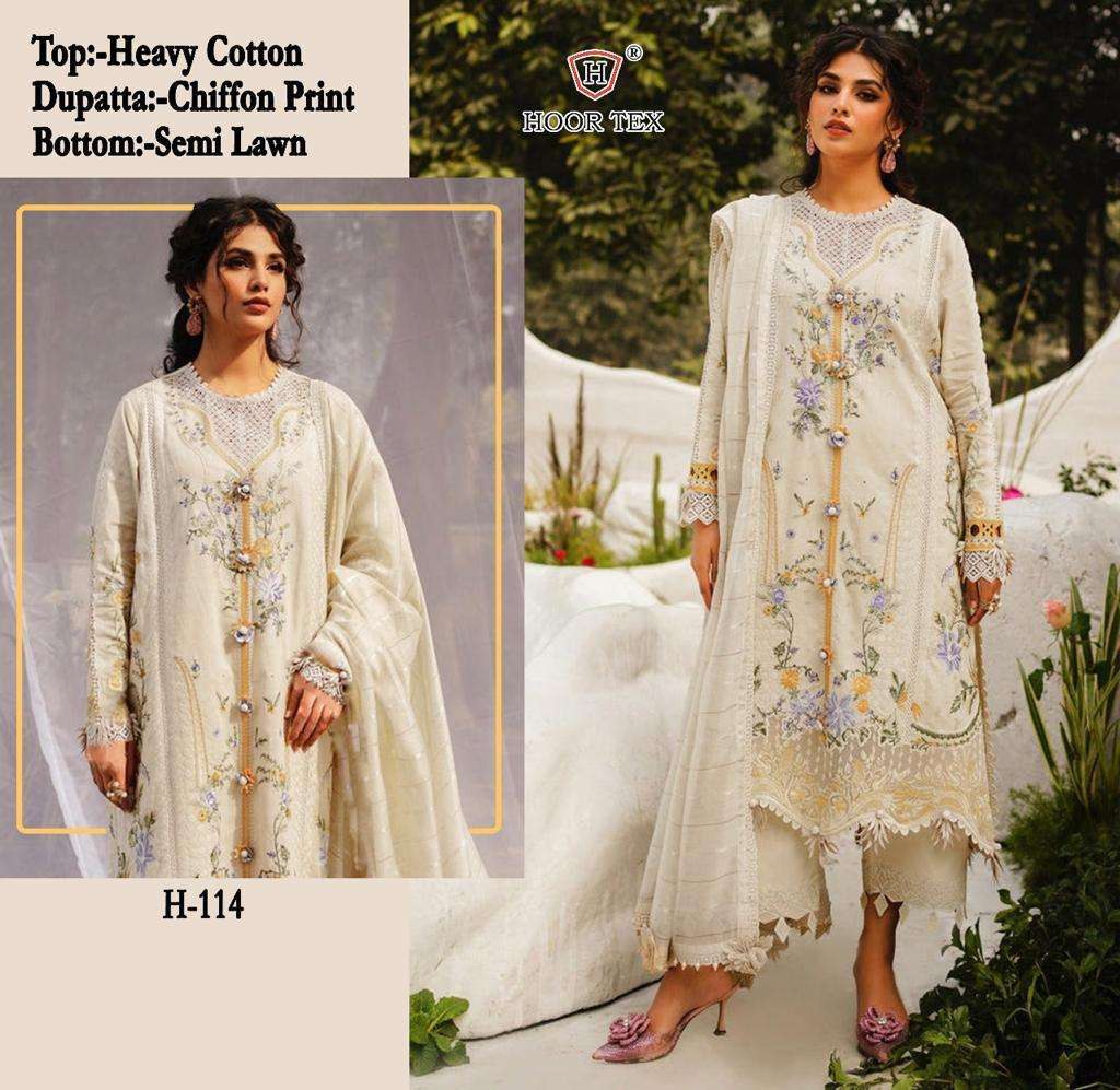 hoor tex H-114 designer heavy cotton suit 