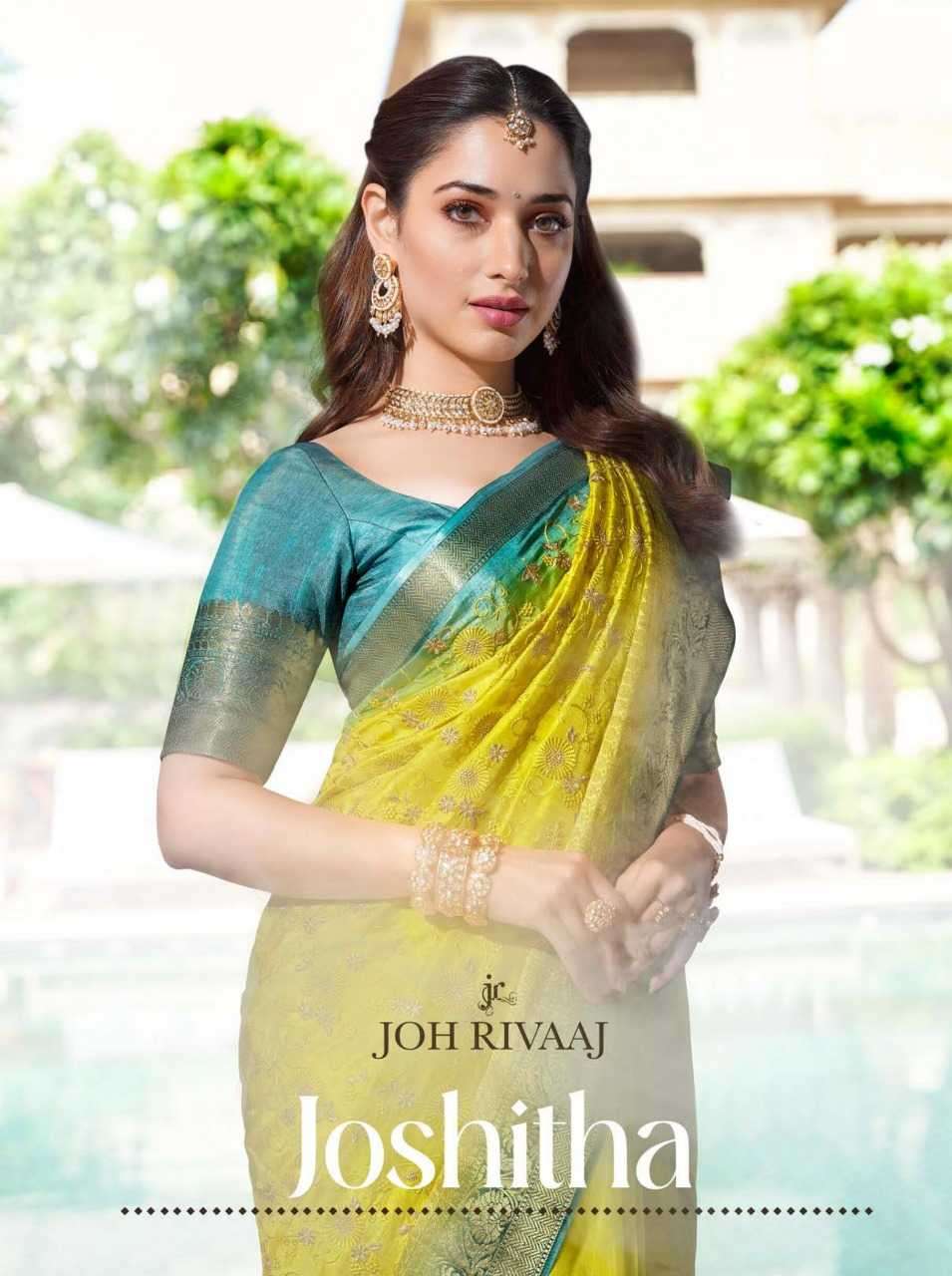 joh rivaaj joshitha series 23001-23018 fancy saree
