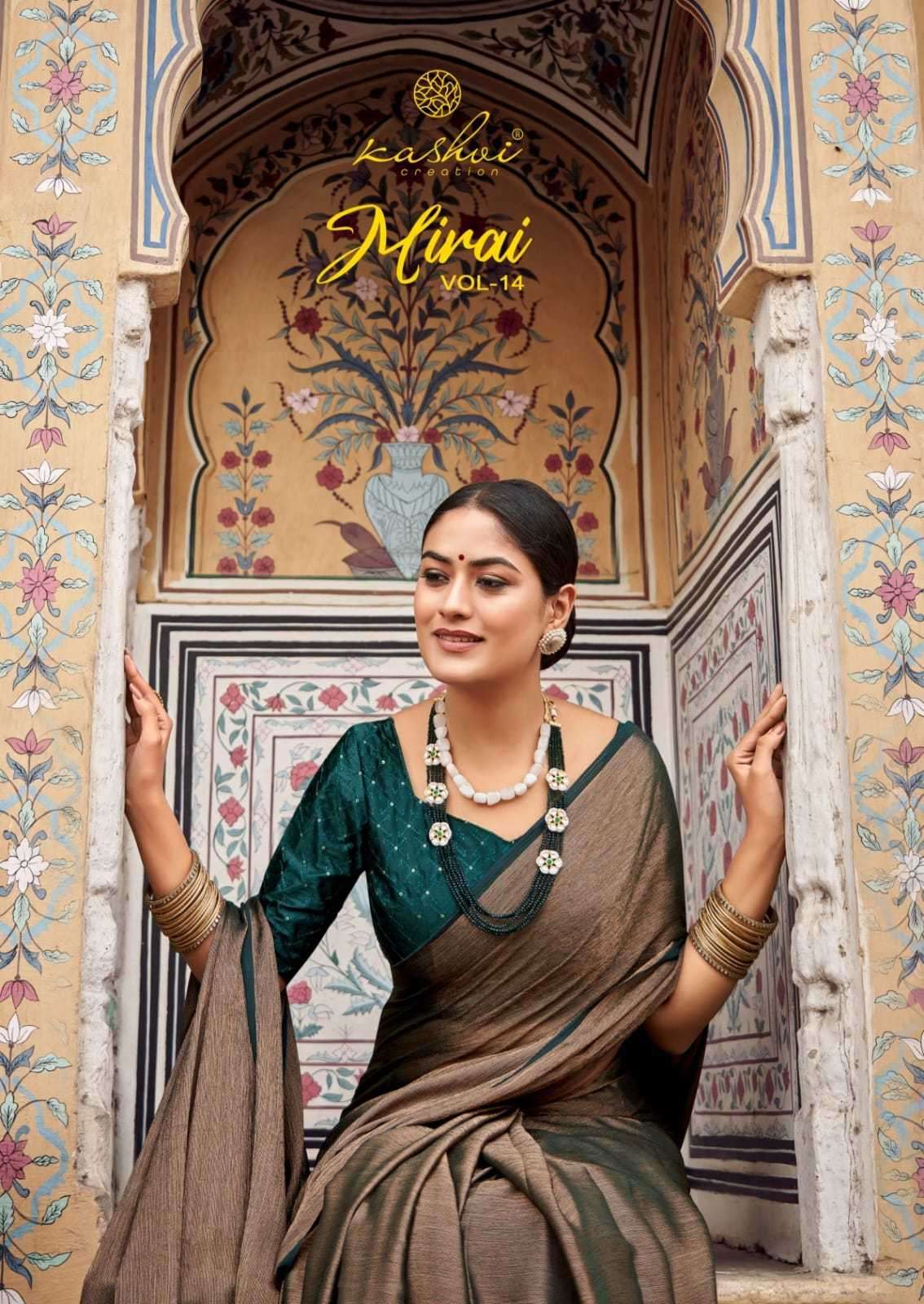 kashvi mirai vol 14 series 1001-1008 soft silk saree