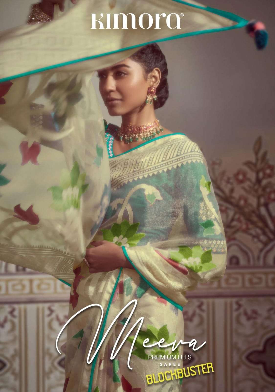 kimora meera premium hits designer oynx brasso saree 