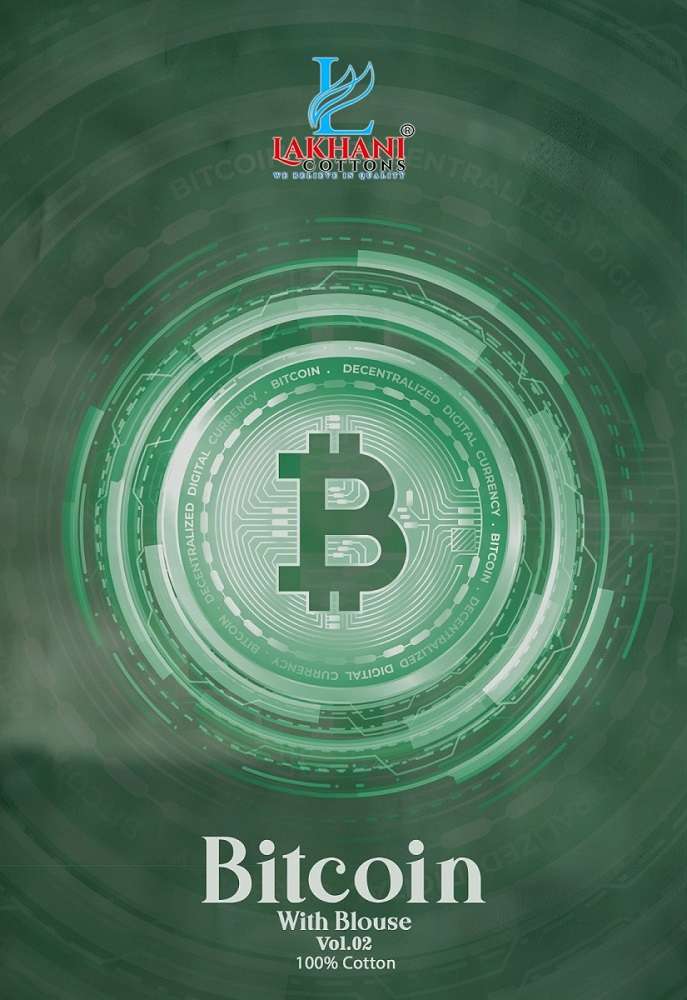 lakhani bitcoin series 201-220 Pure Cotton saree