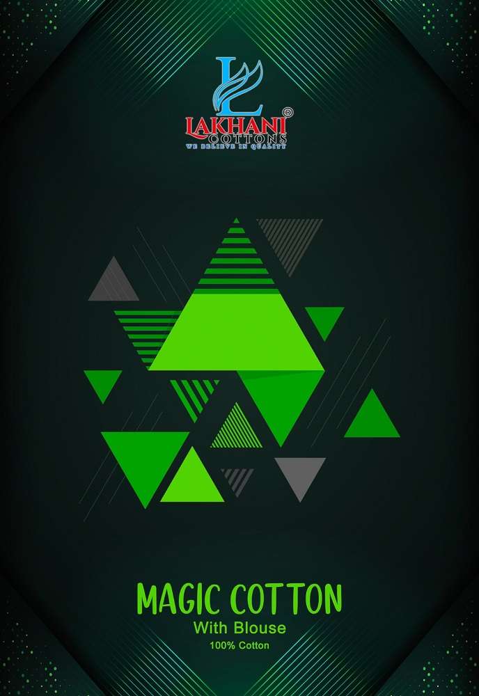 Lakhani Magic series 101-110 pure cotton saree