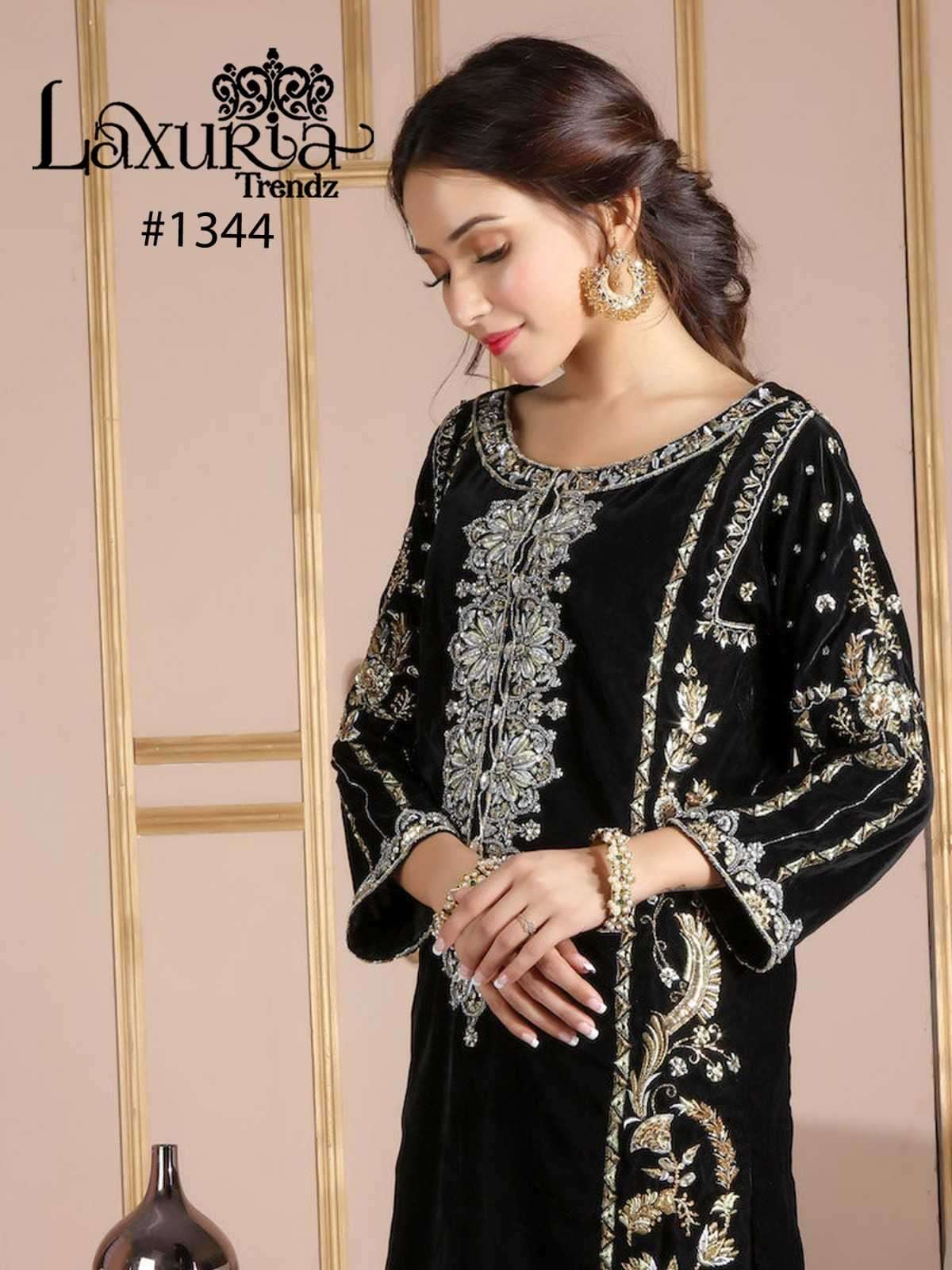laxuria 1344 9000 Velvet With Inner Santoon suit