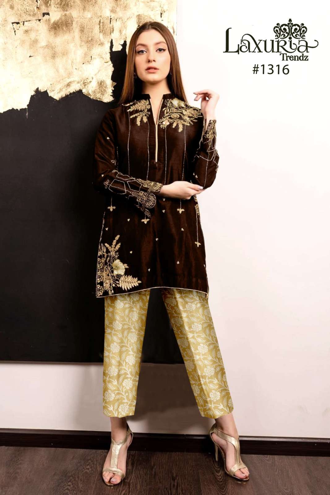 laxuria trendz 1316 designer 9000 velvet suit 