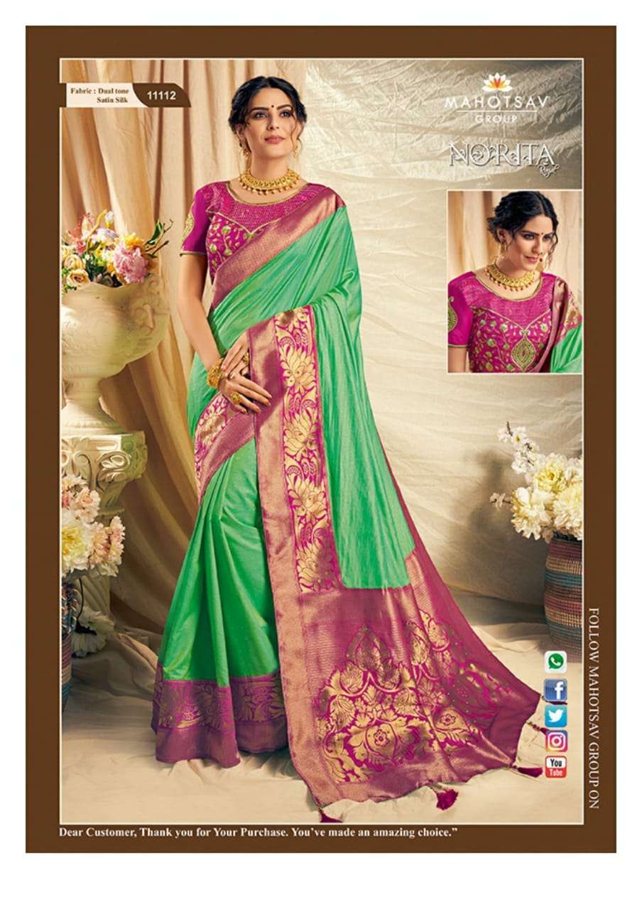 mahotsav norita designer fancy saree