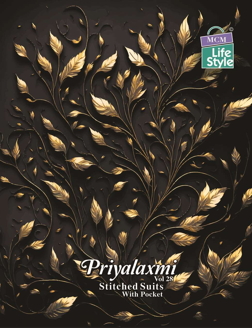 MCM Priyalaxmi Vol-28 series 2808-2831 Pure Cotton readymade suit 