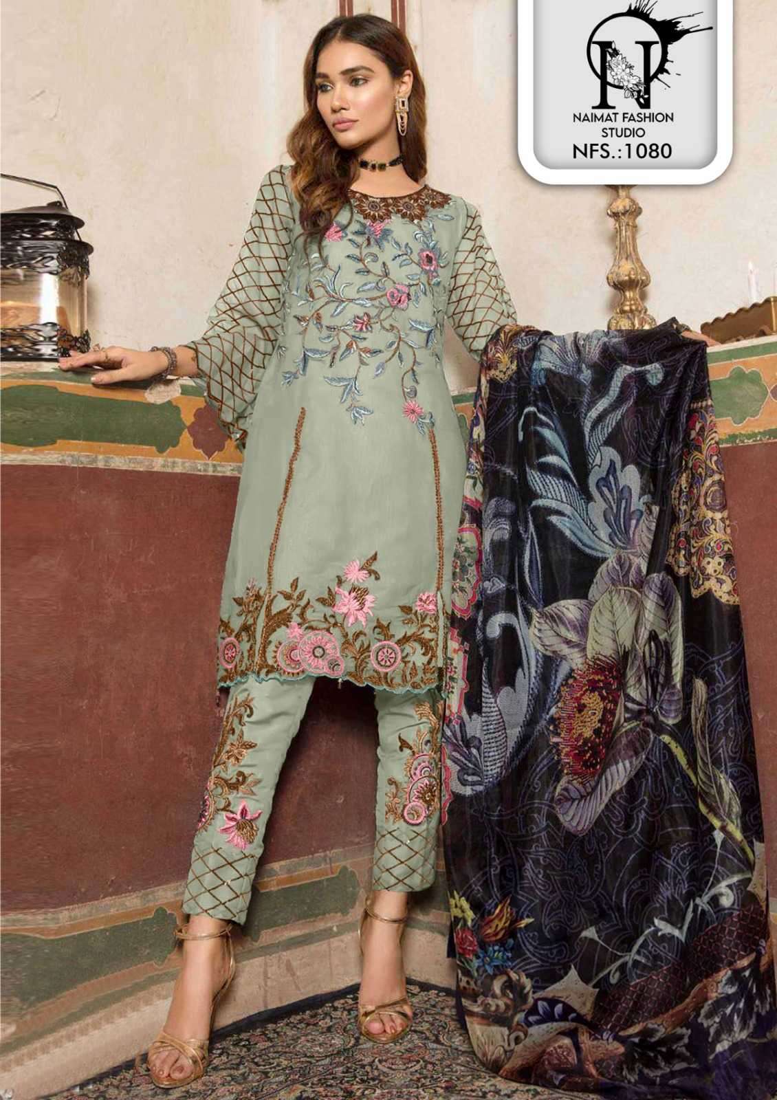 naimat 1080 pure faux georgette suit 