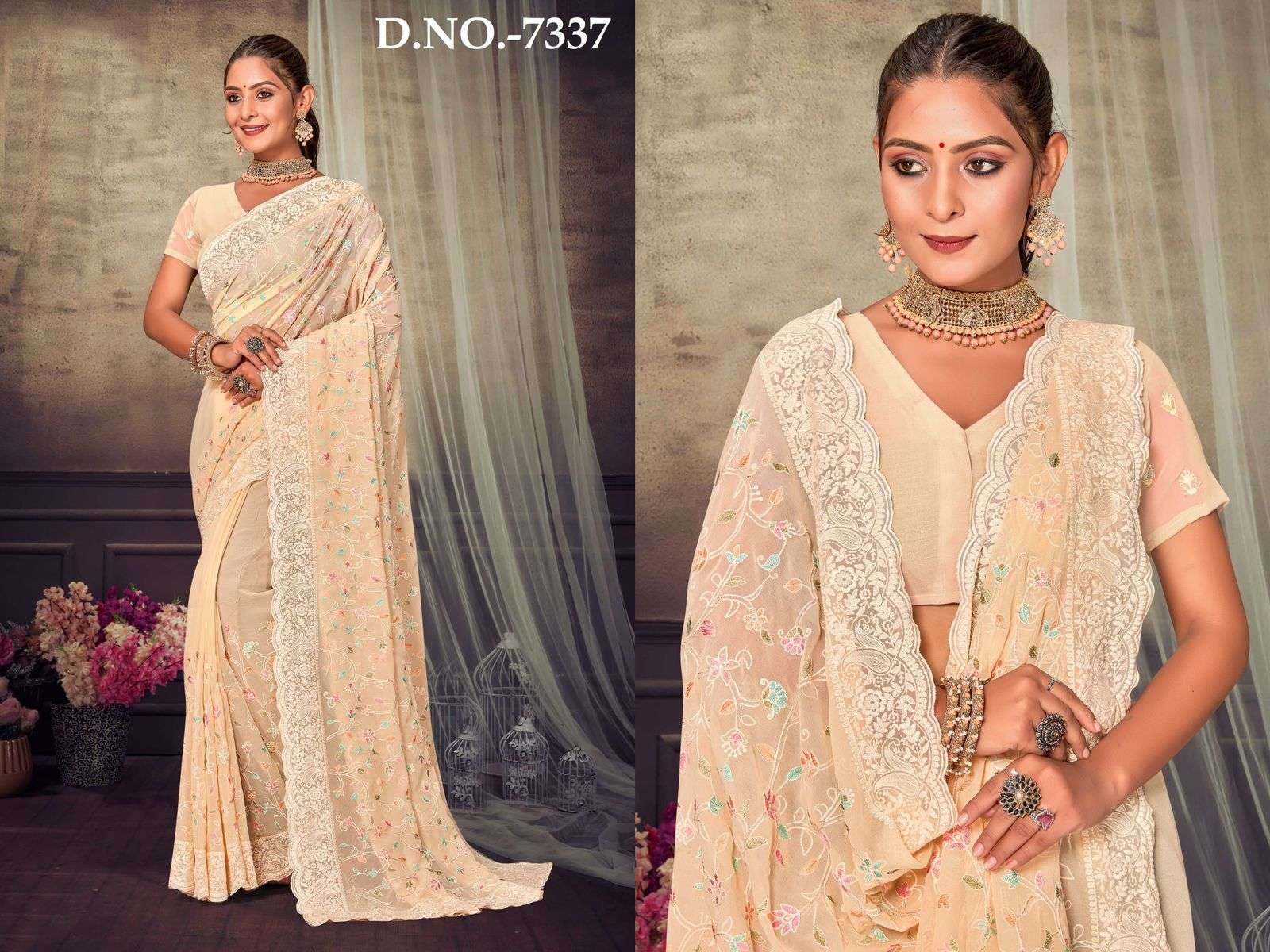 nari fashion polki designer fancy saree