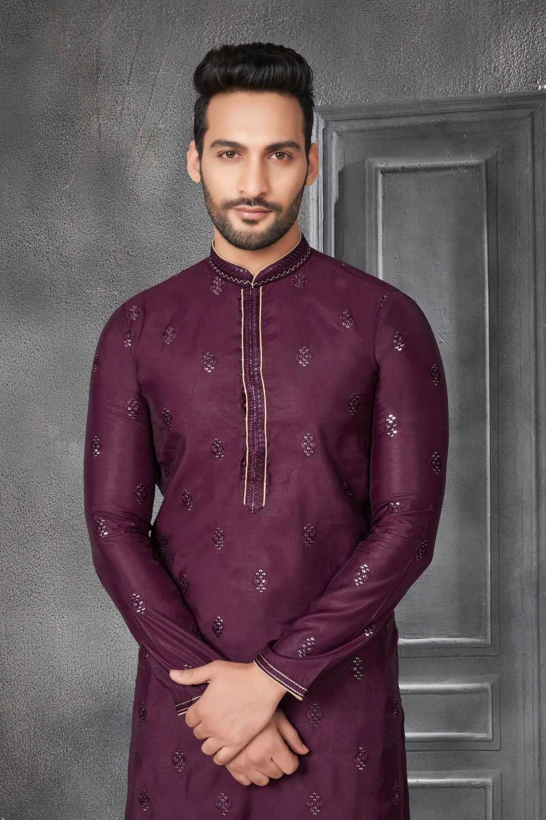 outluk vol 128 series 128001-128006 Heavy Cotton Silk kurta pajama