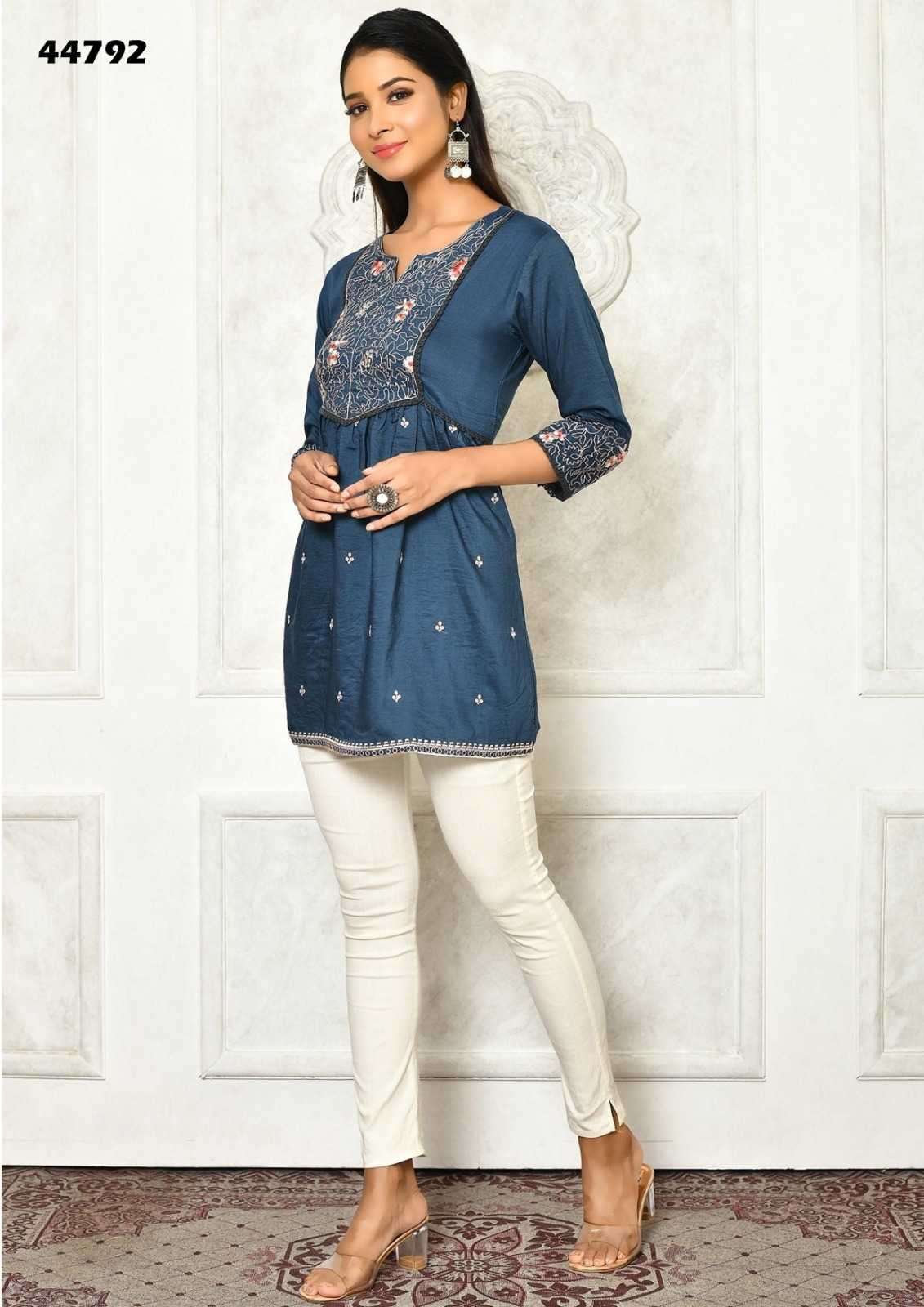 pr marina series 44786-44793 Viscose blend kurti