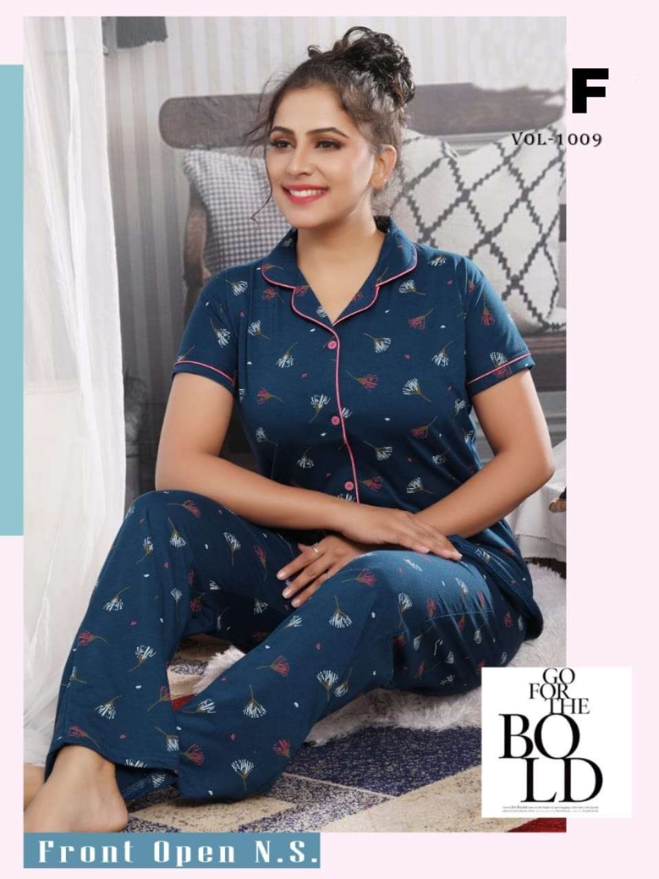 premium series 1009 designer premium quality hosiery night suits