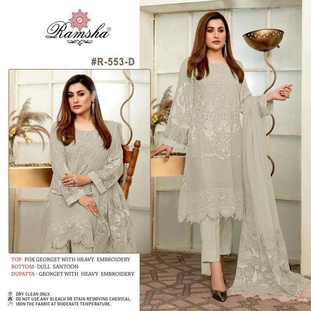 ramsha R-533 Nx designer georgette suit 